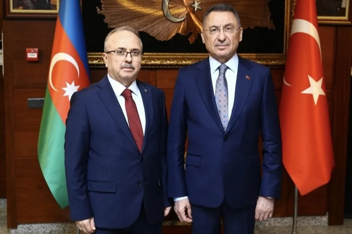 Fuat Oktay Azərbaycanda səfərdədir - FOTO