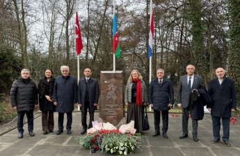 Xocalı soyqırımı qurbanları Haaqada anılıb - FOTOLAR