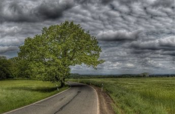 Пасмурно и морось