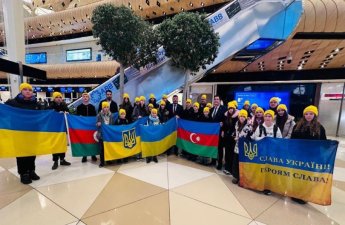 Daha 26 ukraynalı uşaq reabilitasiya üçün Bakıya gətirilib