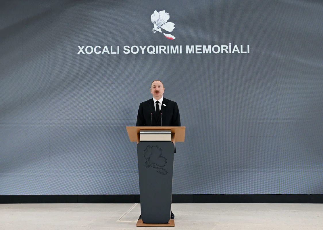 İlham Əliyevin Xocalı Soyqırımı Memorialının açılış mərasimindəki çıxışı - TAM MƏTN
