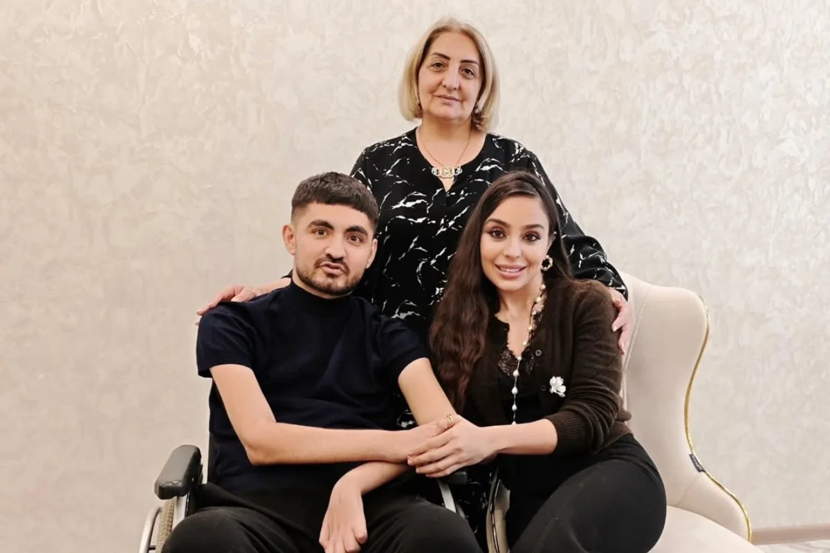 Leyla Əliyeva Vətən müharibəsi qazisini ziyarət edib - FOTO