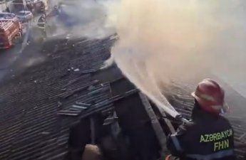 Balakəndə fərdi yaşayış evi yanıb, ev sahibi xəsarət alıb