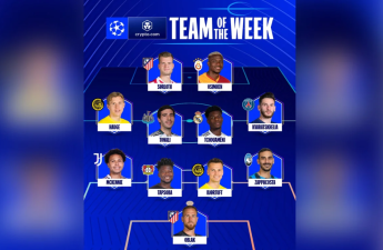 UEFA Çempionlar Liqasının pley-off mərhələsi üzrə həftənin rəmzi komandası açıqlanıb