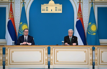 Tokayev və Vuçiç ikitərəfli iqtisadi münasibətlərin genişləndirilməsi barədə razılaşmalar əldə ediblər
