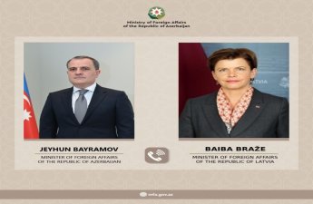 Azərbaycan-Latviya münasibətlərinin vəziyyəti müzakirə olunub