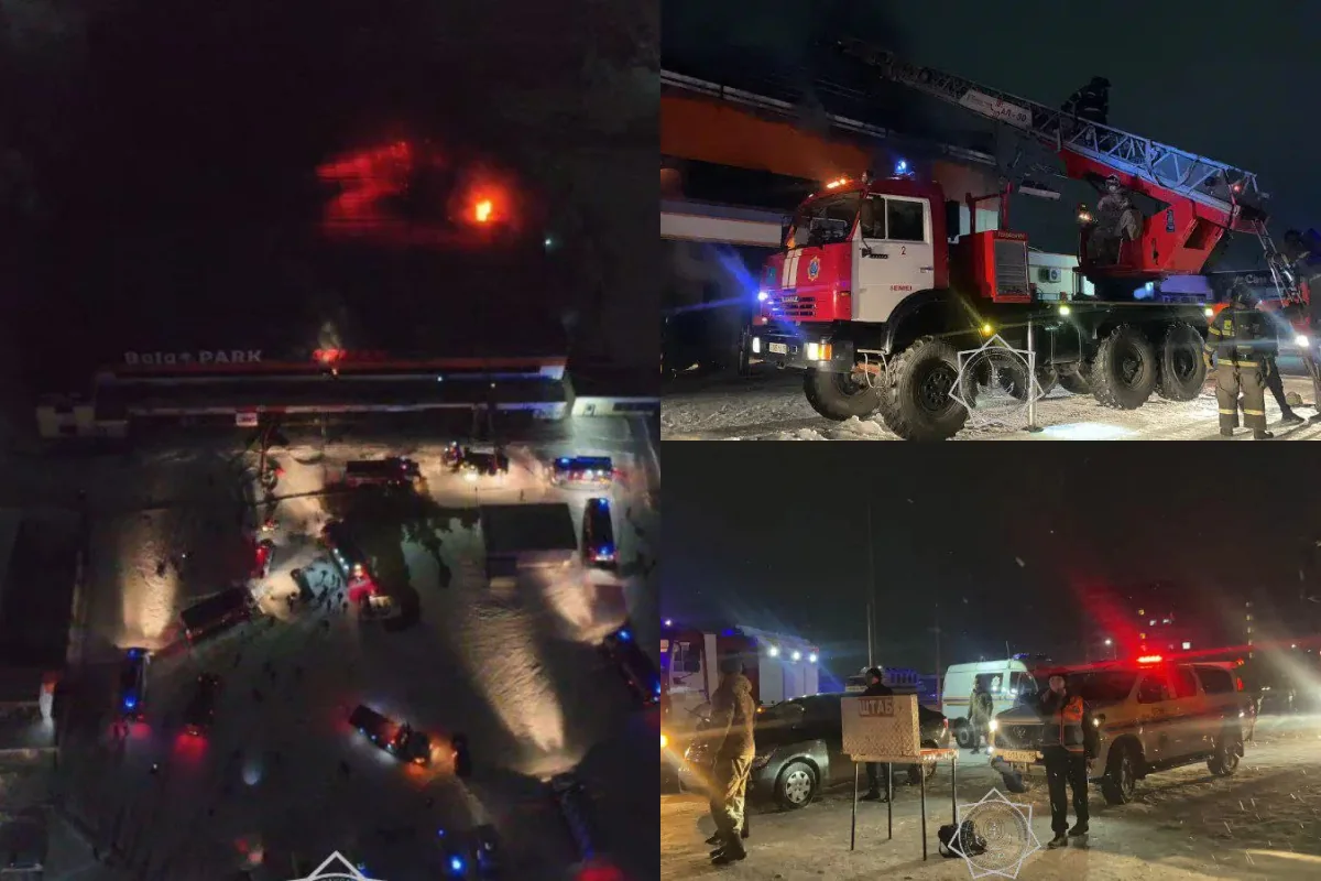 Uşaq əyləncə mərkəzində GÜCLÜ YANĞIN