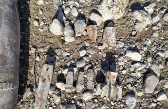 Naxçıvanda hərbi sursatlar aşkar edildi - VİDEO