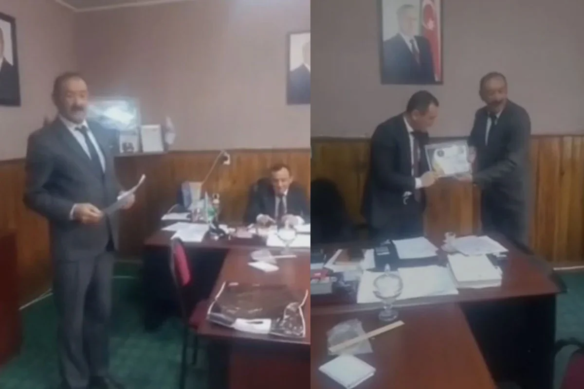 Gədəbəydə məmura 