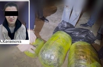Sabirabadda 25 yaşlı qadın 14 kiloqram narkotiklə saxlanıldı