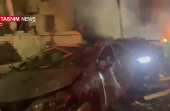 İran İsraildə bu binanı vurdu - VİDEO