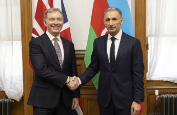 Rəşad Nəbiyev Britaniyanın ticarət naziri ilə görüşdü