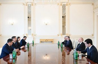 İlham Əliyev Moldovanın Baş nazirinin müavinini qəbul etdi - FOTO