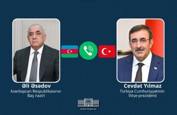 Əli Əsədov ilə Cevdet Yılmaz arasında telefon danışığı olub