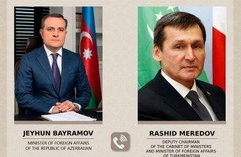 Джейхун Байрамов обсудил с туркменским коллегой удары иранских дронов по Нахчывану