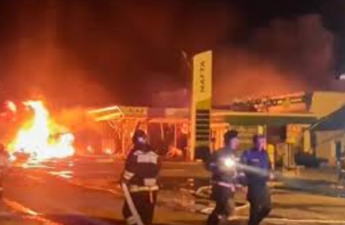 Yanacaqdoldurma məntəqəsində yanğın baş verib