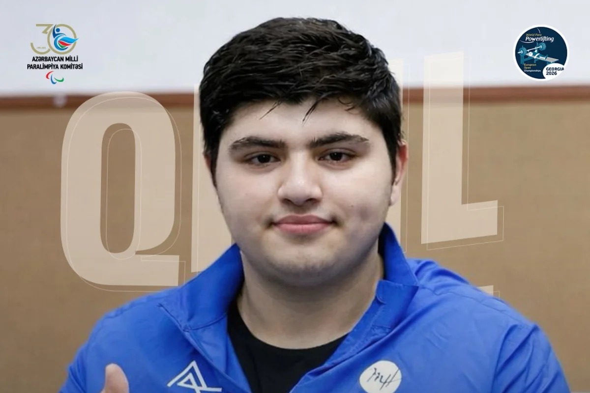 Azərbaycanlı paralimpiyaçı Tbilisidə Avropa çempionu oldu