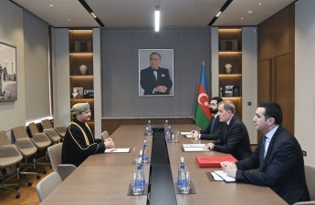 Ceyhun Bayramov Omanın qeyri-rezident səfirini qəbul edib - FOTO