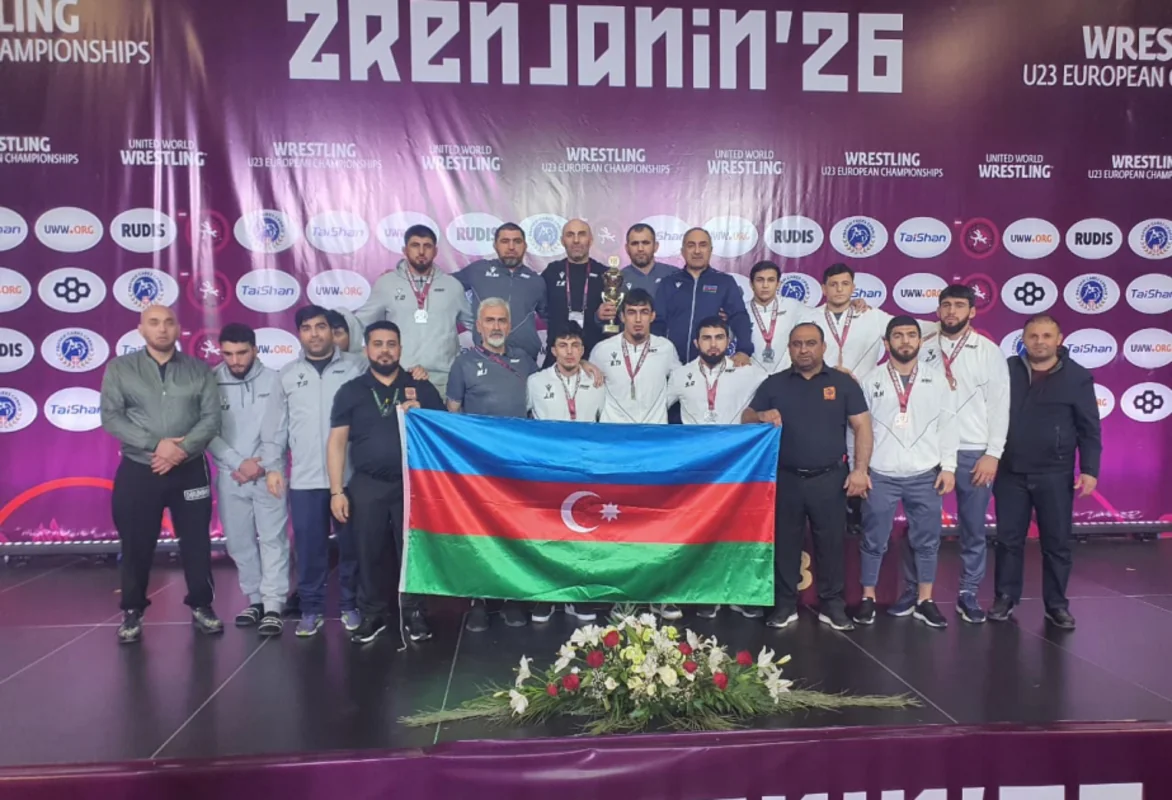 Azərbaycanın sərbəst güləş komandası Avropa çempionatında ikinci oldu