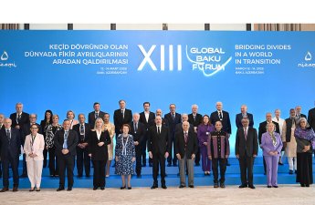 İlham Əliyev XIII Qlobal Bakı Forumunun açılış mərasimində iştirak edir