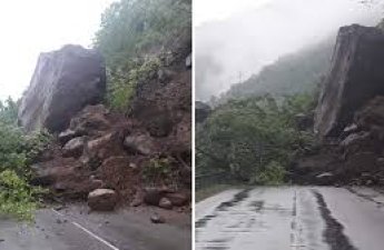 В Грузии из-за оползня эвакуированы 38 семей и перекрыта дорога