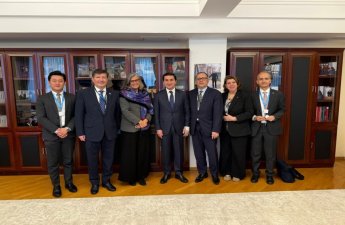 Anaklaudia Rossbax Hikmət Hacıyevlə WUF13-ə hazırlığı müzakirə edib