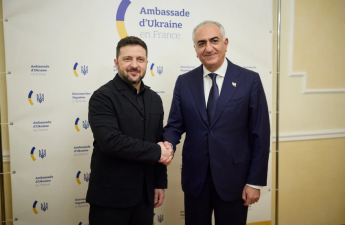 Zelenski Parisdə Pəhləvi ilə görüşüb