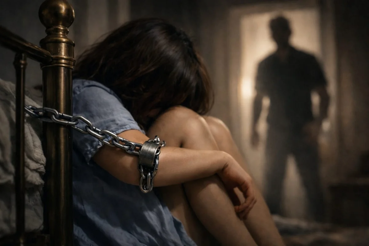 В Азербайджане муж приковал жену цепью из-за ревности