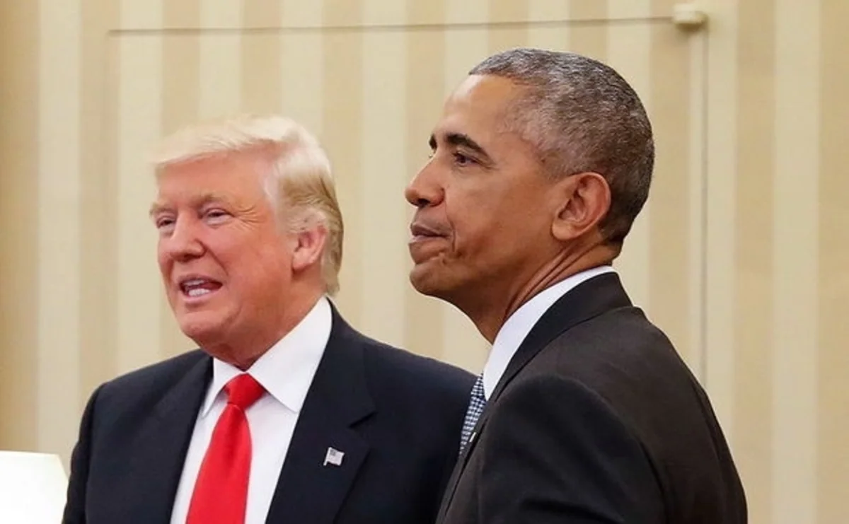 Tramp Obamanın İran siyasətini ələ salan kollaj yayımladı - FOTO