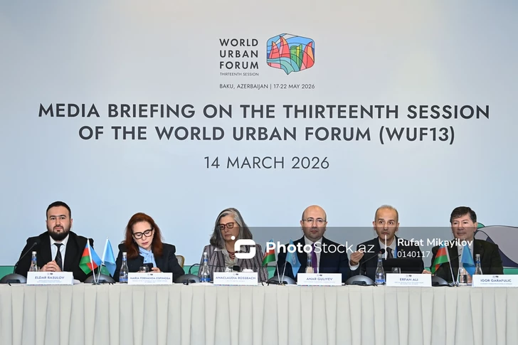 Медиа-брифинг на полях Глобального Бакинского форума раскрыл детали организации WUF13-ФОТО