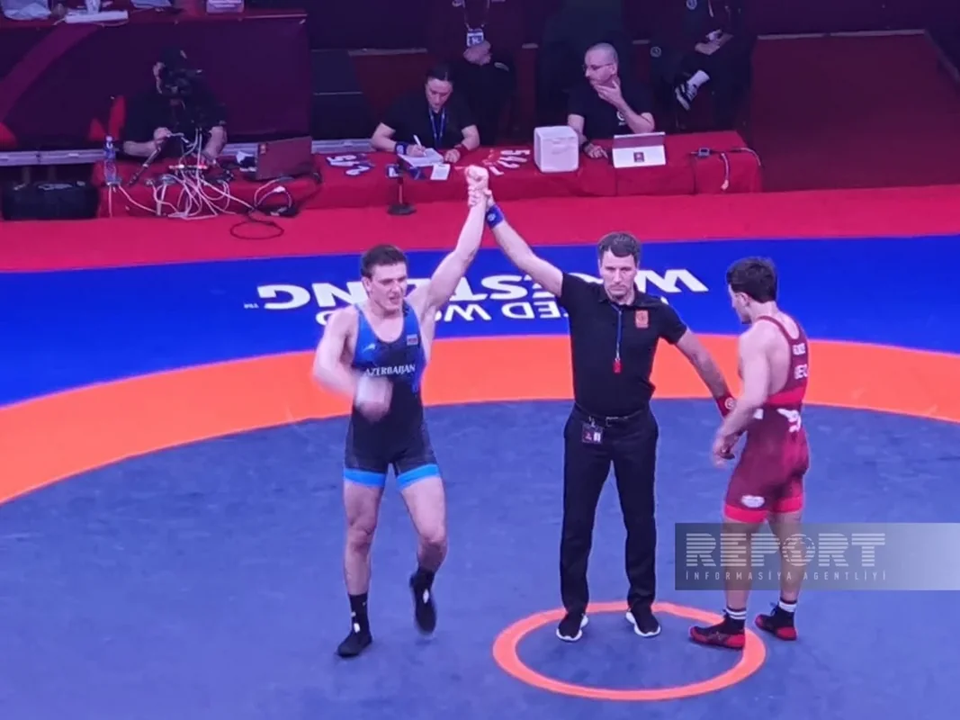 Азербайджанский борец Эльмин Алиев стал чемпионом Европы в Сербии