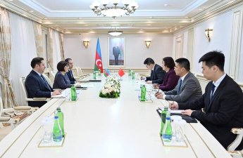 Milli Məclisin sədri Çinin ölkəmizdəki səfiri ilə görüşdü