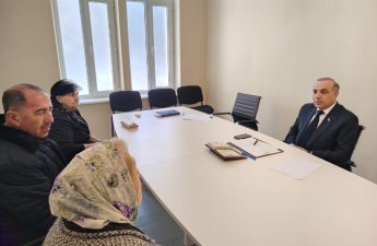 Deputat Azay Quliyev seçicilərin növbəti qəbulunu keçirib - FOTO