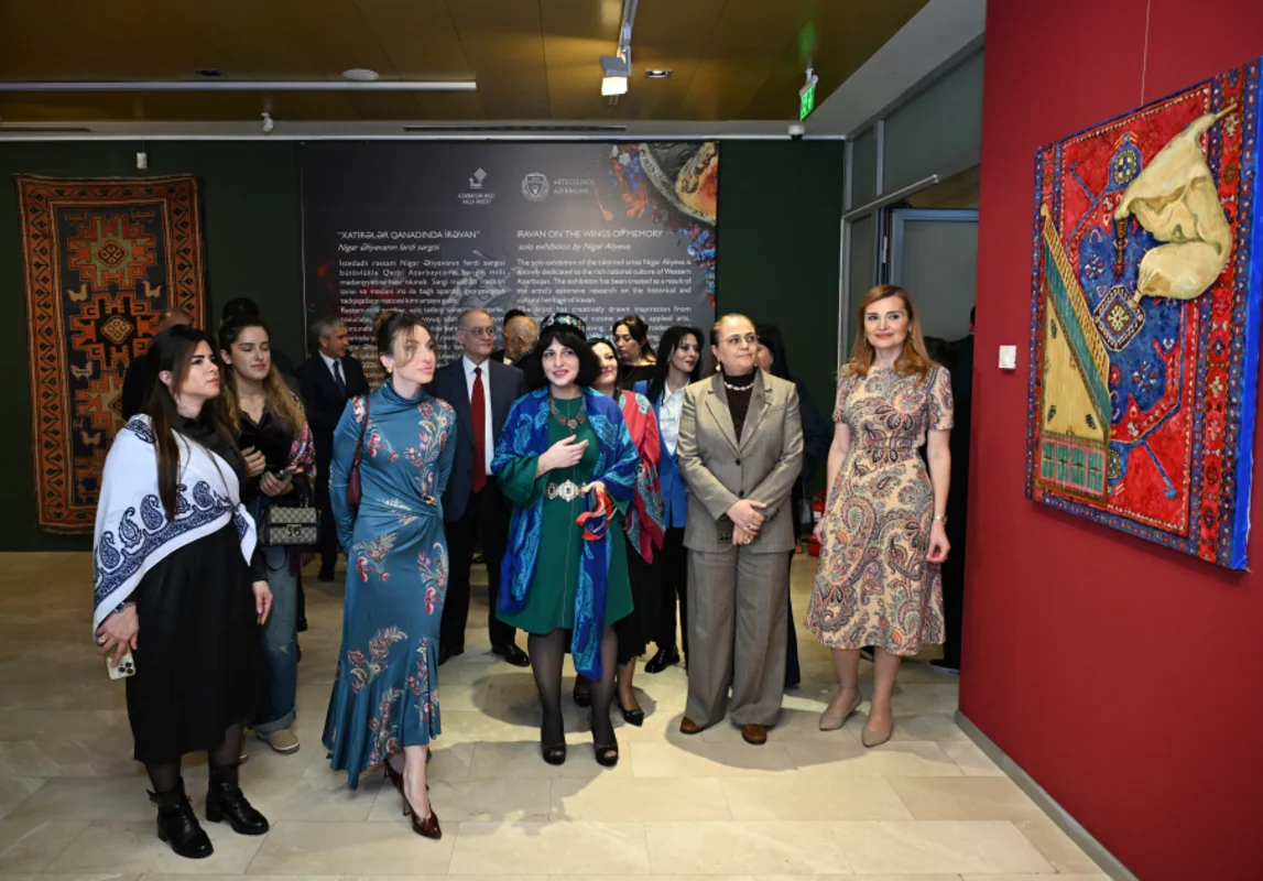 Milli Xalça Muzeyində Nigar Əliyevanın sərgisi açılıb - FOTO