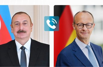 Ильхам Алиев и Фридрих Мерц провели переговоры