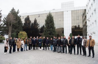 Tullantı sutəmizləyici qurğunun və kollektorun tikinti ərazisinə mediatur təşkil olundu - FOTO/VİDEO