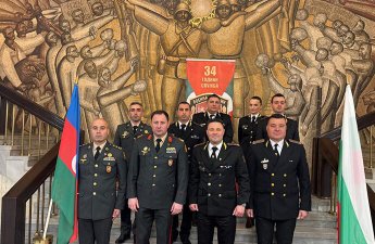 Azərbaycan hərbi polisinin nümayəndə heyəti Bolqarıstana səfər etdi - FOTO