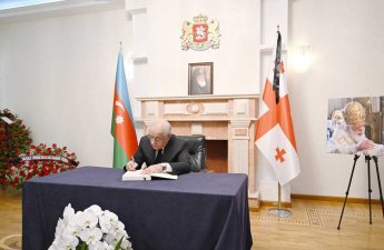 Əli Əsədov Gürcüstan səfirliyində olub, II İlyanın vəfatıyla bağlı başsağlığı verib - FOTO