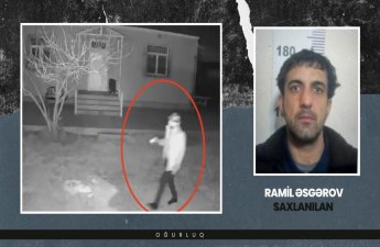 Sabunçuda evlərdən 25 min manatlıq oğurluq edən şəxs saxlanılıb - VİDEO