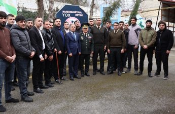 Polkovnik Cəlil Xəlilov Qubada veteranlarla görüşüb