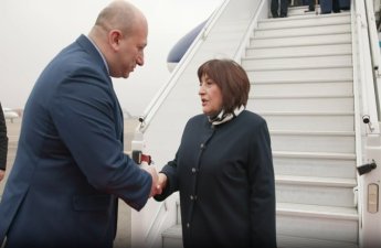 Sahibə Qafarovanın başçılıq etdiyi nümayəndə heyəti Tbilisiyə səfər edib - FOTO