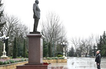 Президент Ильхам Алиев посетил Шамахинский район-ФОТО