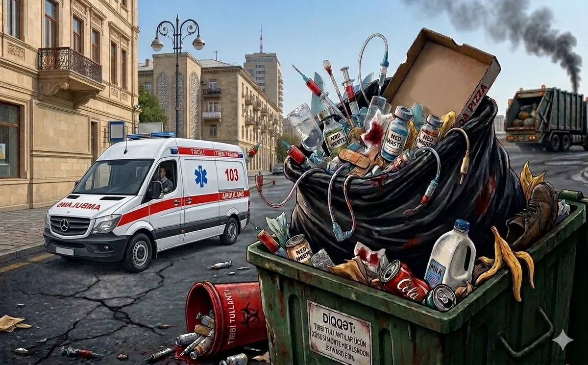 Küçələrimizdəki səssiz ölüm: Utilizasiya edən şəxslər kiçik səhv nəticəsində qorxunc xəstəliklərə yoluxa bilərlər - FOTO