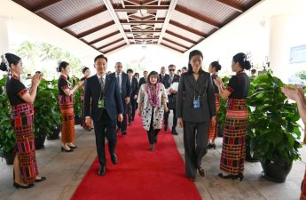 Сахиба Гафарова прибыла с визитом в Китай