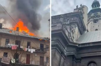 Во Львове из-за ударов ВС РФ пострадал объект ЮНЕСКО, семь человек ранены-ВИДЕО