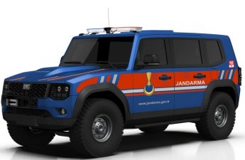 Türkiyə ilk zirehli patrul avtomobilini istifadəyə verib - FOTO