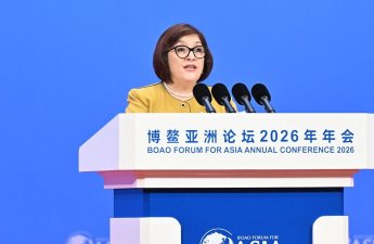 Sahibə Qafarova Boao Forumunda Azərbaycanın qlobal təşəbbüslərindən danışıb