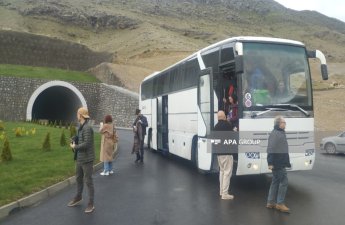 В рамках поездки в Карабах и Восточный Зангезур международные путешественники прибыли в Зангилан