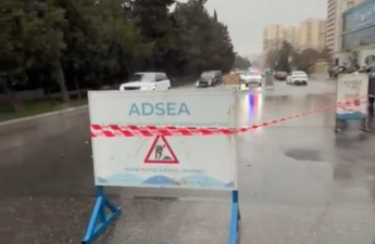 İntensiv yağışlarla əlaqədar ADSEA gücləndirilmiş iş rejimində çalışır - FOTO