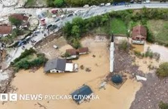 В Сербии сильные дожди вызвали локальные наводнения в нескольких регионах